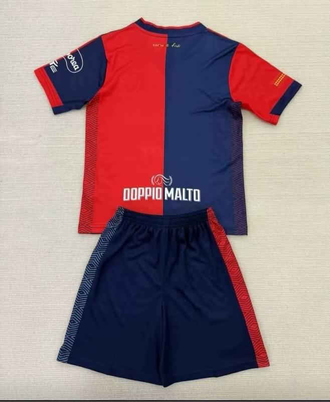 Cagliari 24/25 Kids Home Soccer Jersey And Shorts