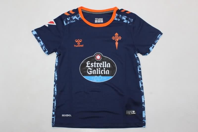 Celta 24/25 Kids Away Soccer Jersey And Shorts