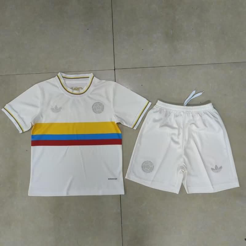 Colombia 100th Kids Soccer Jersey And Shorts