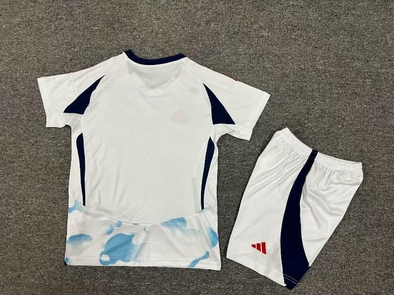 Costa Rica 2024 Kids Copa America Away Soccer Jersey And Shorts