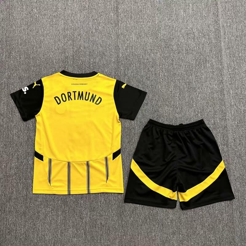 Dortmund 24/25 Kids Home Soccer Jersey And Shorts Leaked