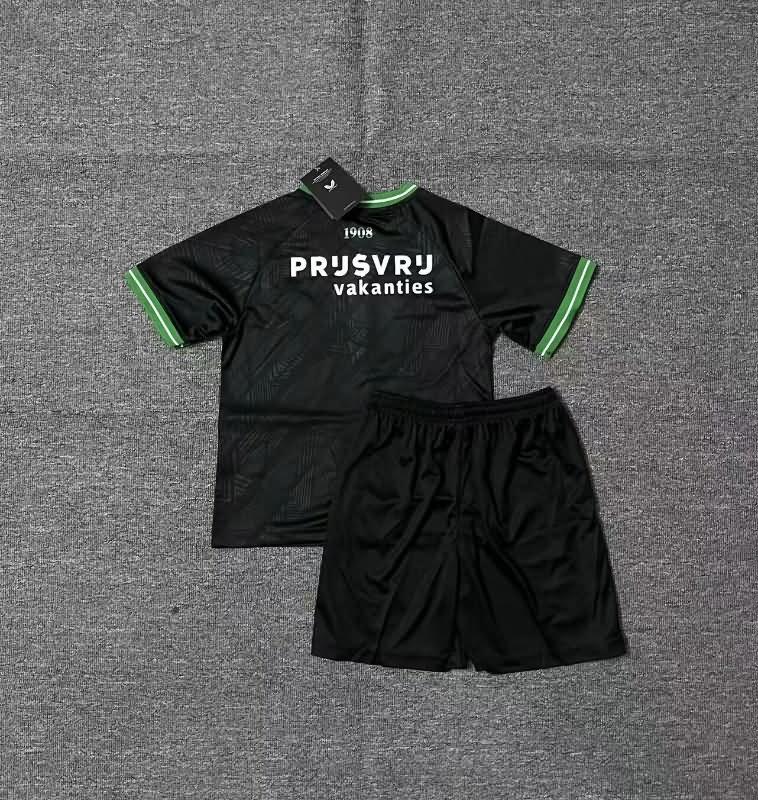 Feyenoord 24/25 Kids Away Soccer Jersey And Shorts