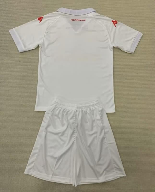 Fiorentina 24/25 Kids Away Soccer Jersey And Shorts