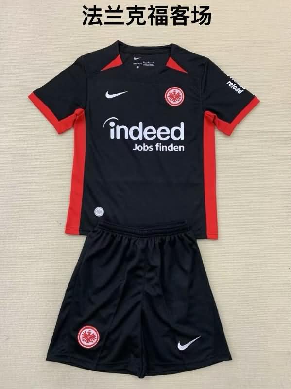 Frankfurt 24/25 Kids Away Soccer Jersey And Shorts