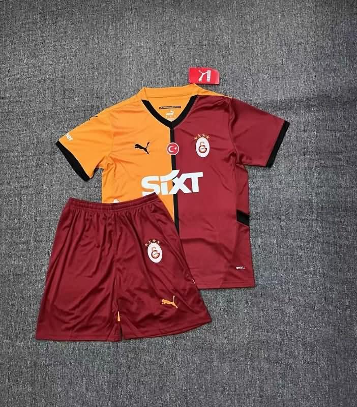 Galatasaray 24/25 Kids Home Soccer Jersey And Shorts