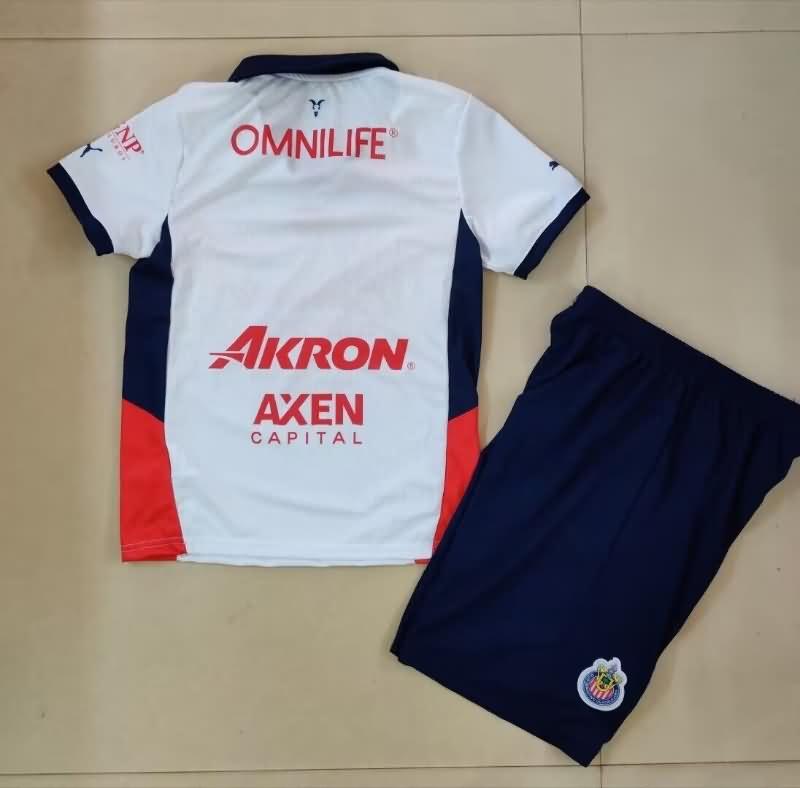 Guadalajara 24/25 Kids Away Soccer Jersey And Shorts