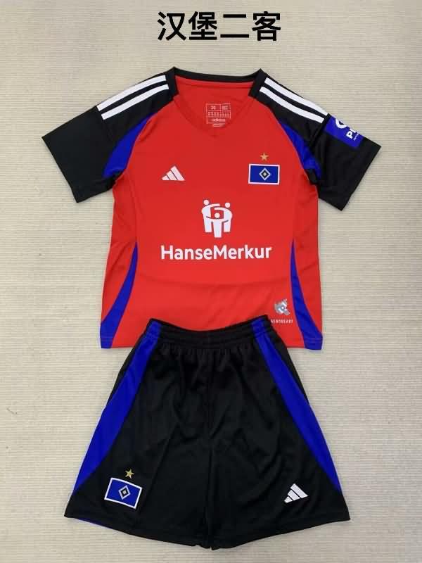 Hamburg 24/25 Kids Third Soccer Jersey And Shorts