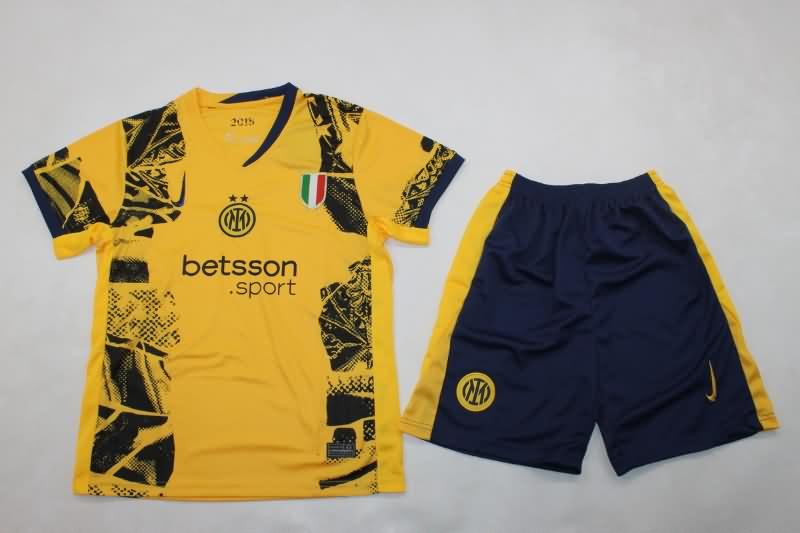 Inter Milan 24/25 Kids Third Soccer Jersey And Shorts