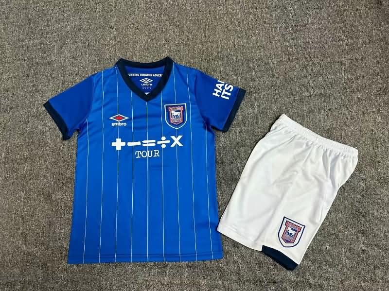 Ipswich Town 24/25 Kids Home Soccer Jersey And Shorts