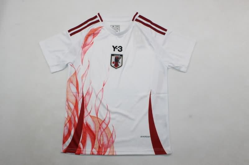 Japan 2024 Kids Away Soccer Jersey And Shorts