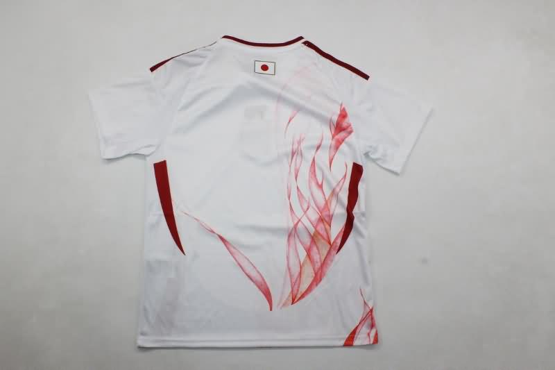 Japan 2024 Kids Away Soccer Jersey And Shorts