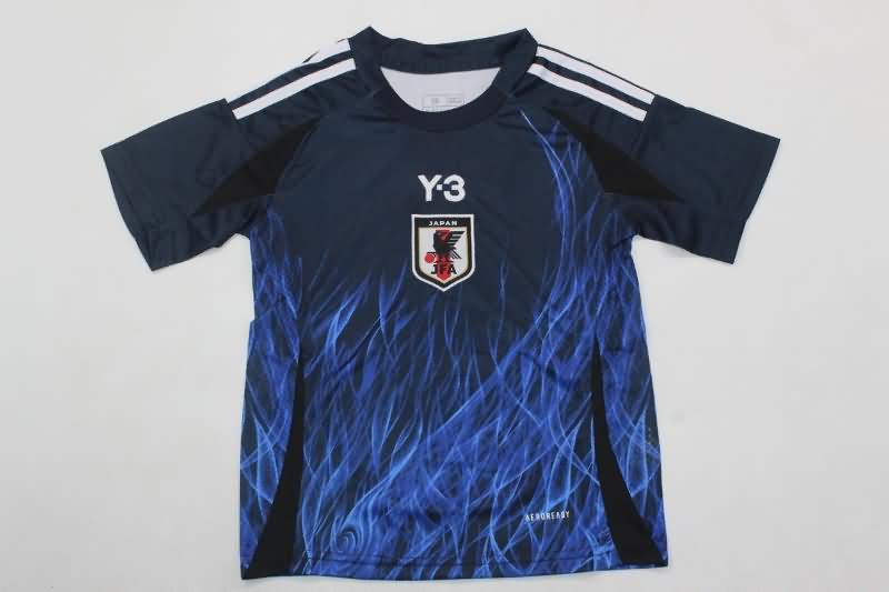 Japan 2024 Kids Home Soccer Jersey And Shorts