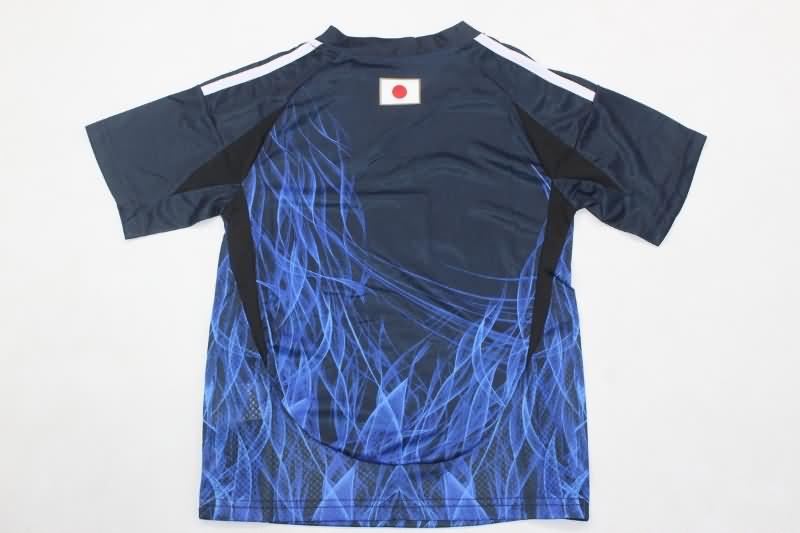 Japan 2024 Kids Home Soccer Jersey And Shorts