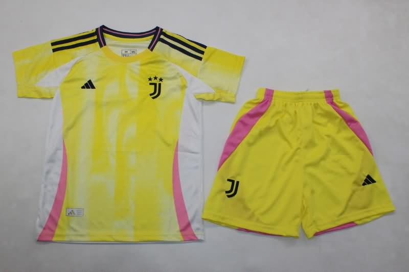 Juventus 24/25 Kids Away Soccer Jersey And Shorts