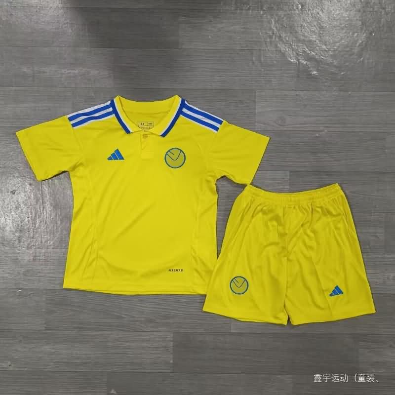 Leeds United 24/25 Kids Away Soccer Jersey And Shorts