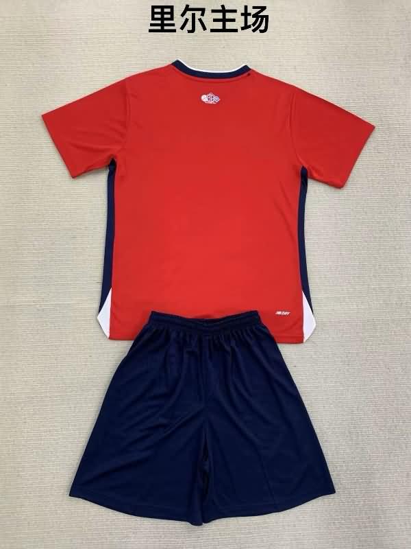 Lille 24/25 Kids Home Soccer Jersey And Shorts