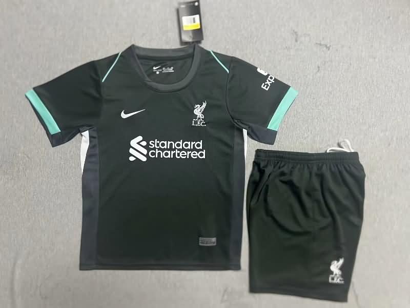 Liverpool 24/25 Kids Away Soccer Jersey And Shorts