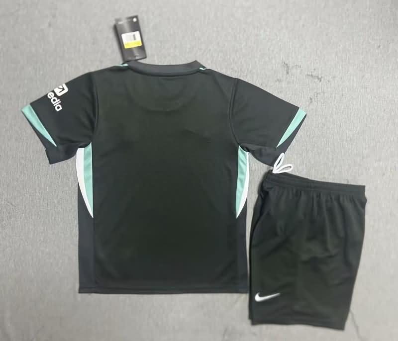 Liverpool 24/25 Kids Away Soccer Jersey And Shorts