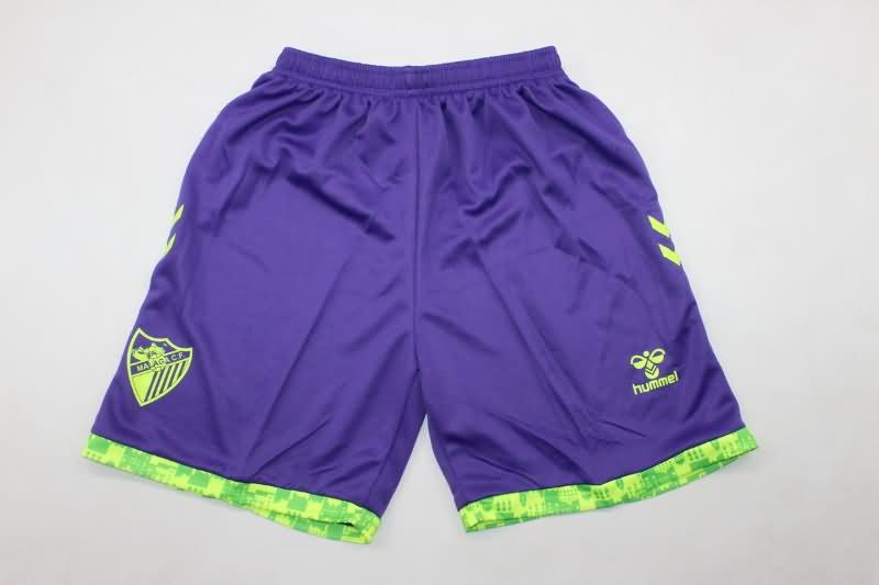 Malaga 24/25 Kids Away Soccer Jersey And Shorts