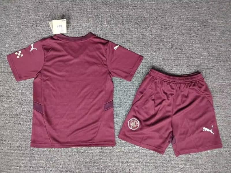 Manchester City 24/25 Kids Third Soccer Jersey And Shorts