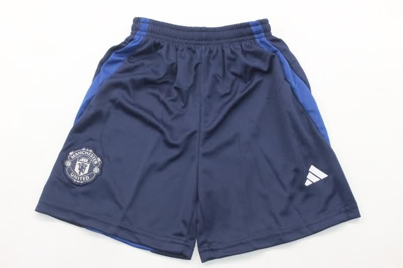 Manchester United 24/25 Kids Away Soccer Jersey And Shorts Leaked