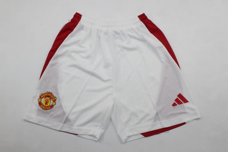 Manchester United 24/25 Kids Home Soccer Jersey And Shorts (Player)