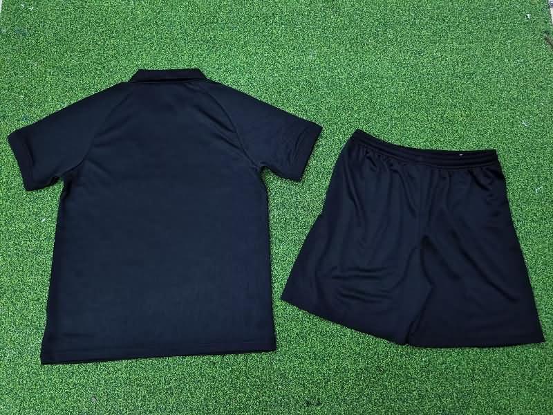 Marseilles 24/25 Kids Black Soccer Jersey And Shorts (Player)