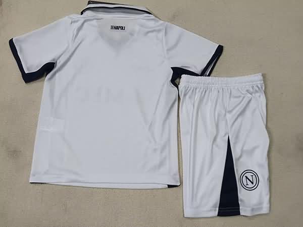 Napoli 24/25 Kids Away Soccer Jersey And Shorts