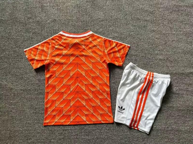 Netherlands 1988 Kids Home Soccer Jersey And Shorts