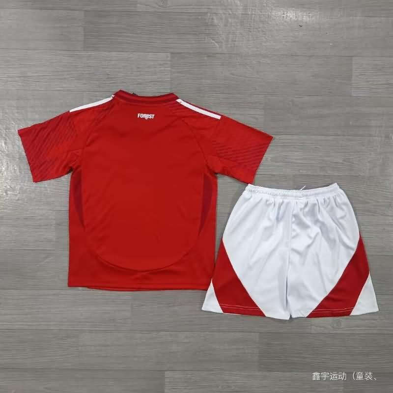 Nottingham Forest 24/25 Kids Home Soccer Jersey And Shorts