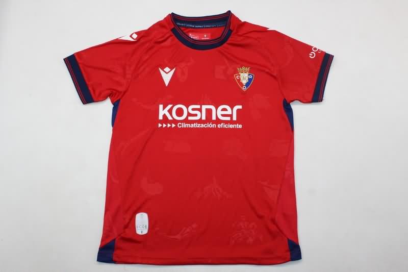 Osasuna 24/25 Kids Home Soccer Jersey And Shorts