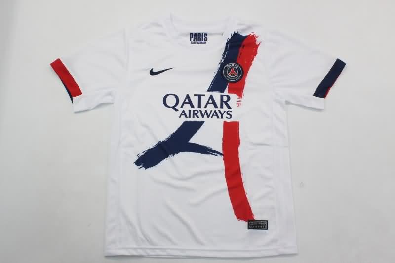 Paris St Germain 24/25 Kids Away Soccer Jersey And Shorts Leaked