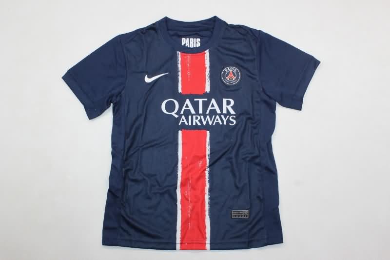 Paris St Germain 24/25 Kids Home Soccer Jersey And Shorts