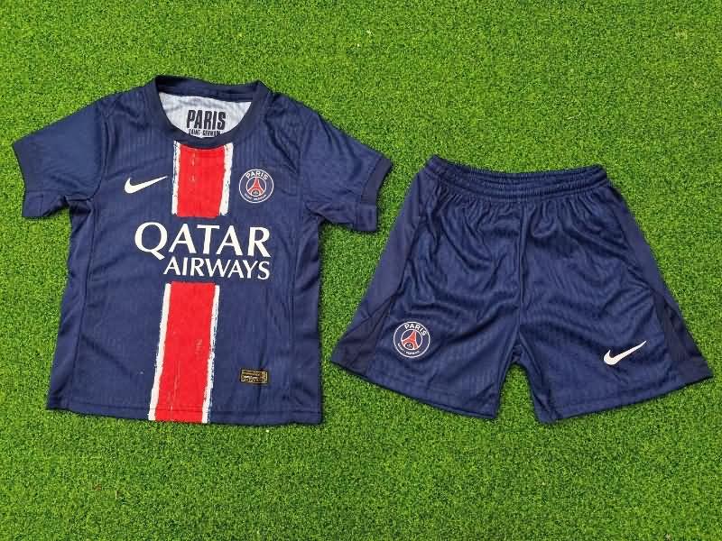Paris St Germain 24/25 Kids Home Soccer Jersey And Shorts (Player)
