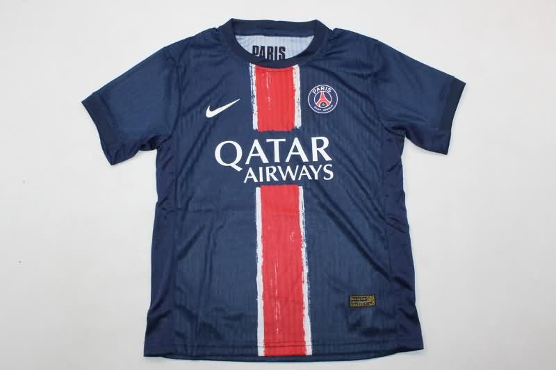 Paris St Germain 24/25 Kids Home Soccer Jersey And Shorts (Player)