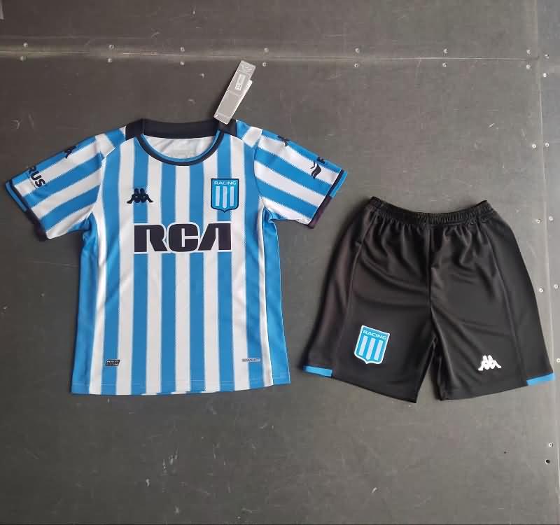 Racing 24/25 Kids Home Soccer Jersey And Shorts