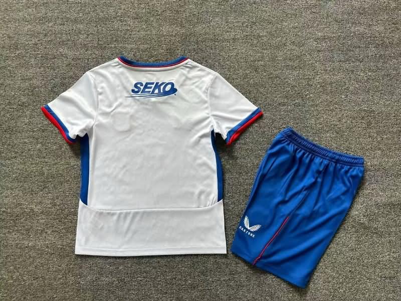 Rangers 24/25 Kids Away Soccer Jersey And Shorts