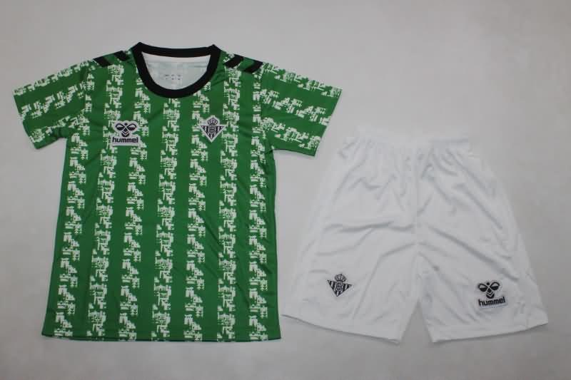 Real Betis 24/25 Kids Training Soccer Jersey And Shorts