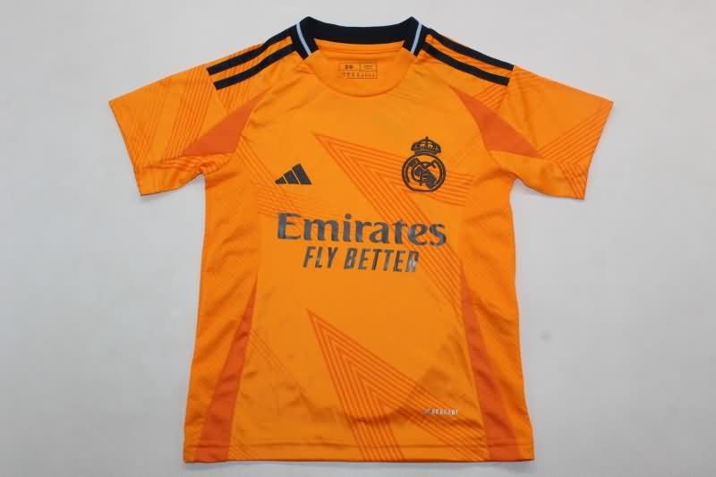 Real Madrid 24/25 Kids Away Soccer Jersey And Shorts