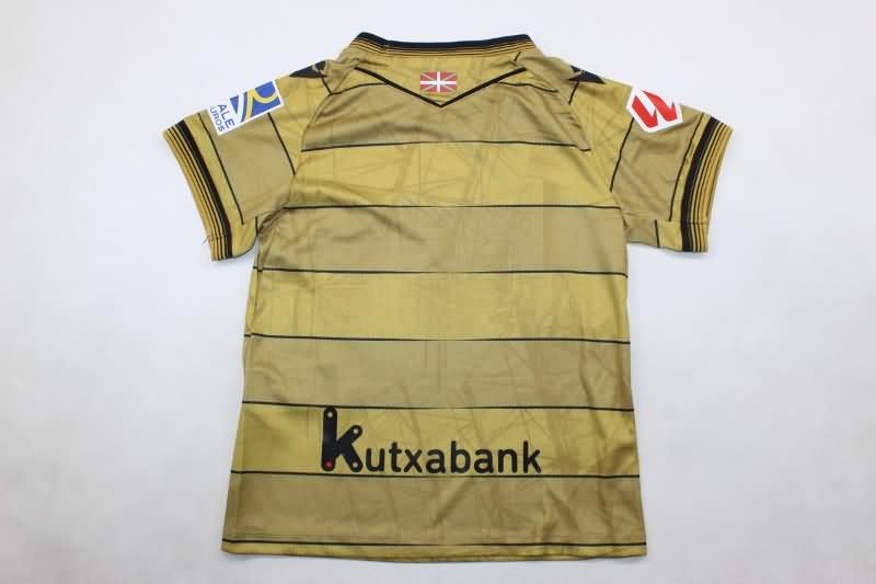 Real Sociedad 24/25 Kids Away Soccer Jersey And Shorts