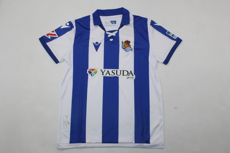 Real Sociedad 24/25 Kids Home Soccer Jersey And Shorts