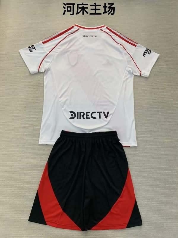 River Plate 2024 Kids Home Soccer Jersey And Shorts