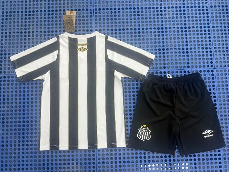 Santos 2024 Kids Away Soccer Jersey And Shorts