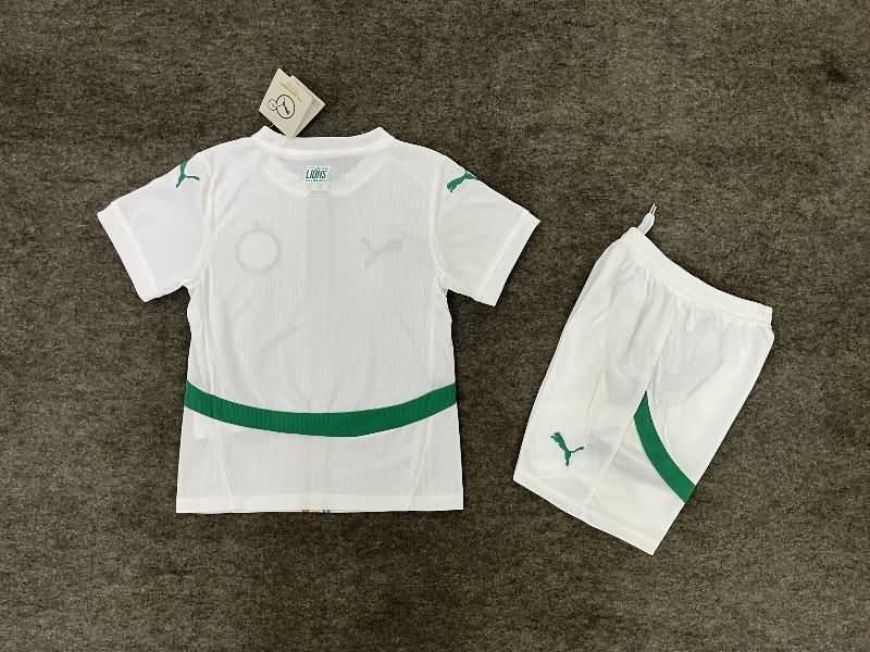 Senegal 2025 Kids Home Soccer Jersey And Shorts