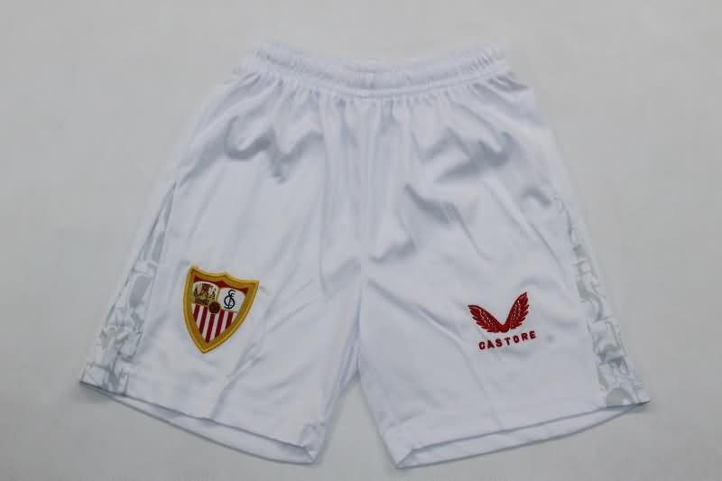 Sevilla 24/25 Kids Home Soccer Jersey And Shorts