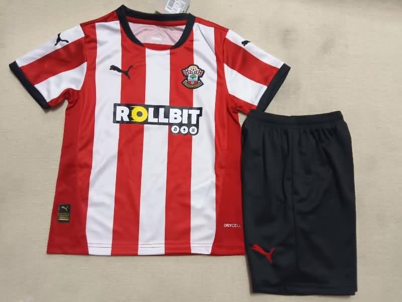 Southampton 24/25 Kids Home Soccer Jersey And Shorts