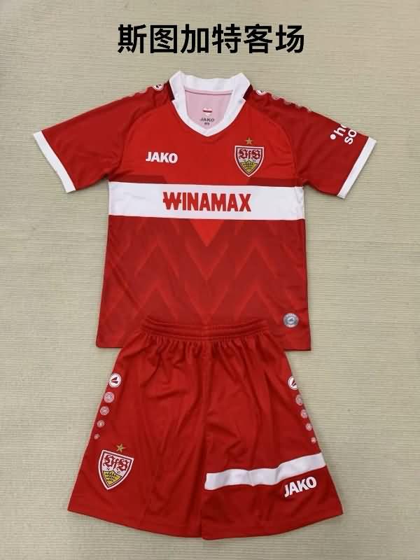 Stuttgart 24/25 Kids Away Soccer Jersey And Shorts