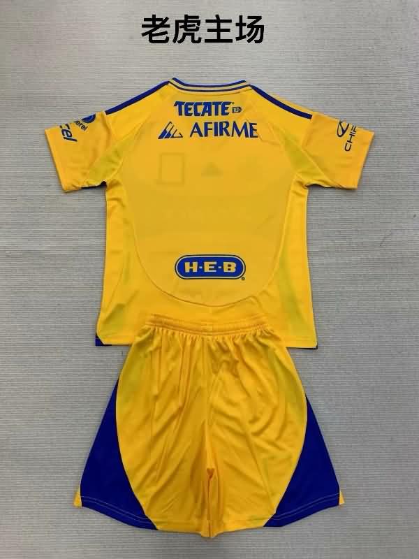 Tigres UANL 24/25 Kids Home Soccer Jersey And Shorts