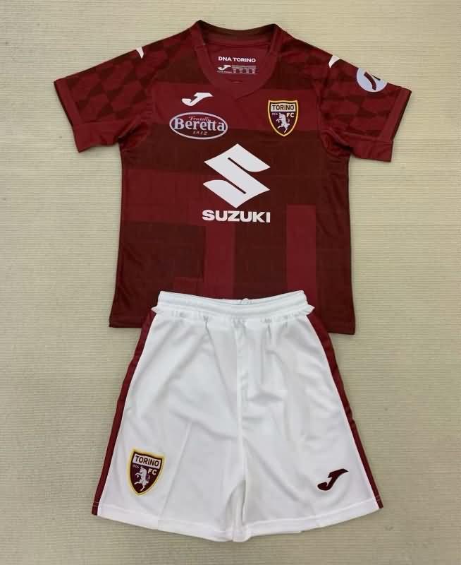 Torino 24/25 Kids Home Soccer Jersey And Shorts