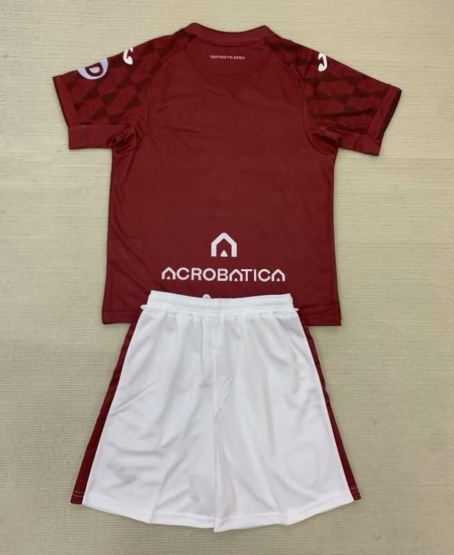 Torino 24/25 Kids Home Soccer Jersey And Shorts